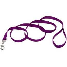 Нейлоновий поводок Coastal Nylon Training для собак, пурпурний, 2.5×1.8 м