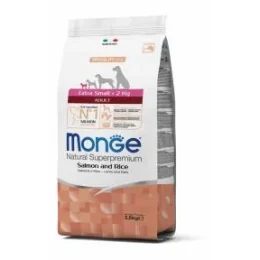 Сухий корм MONGE DOG Extrasmall Adult лосось з рисом, 2.5 кг