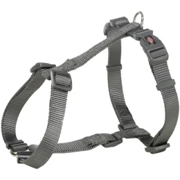 Шлея Trixie Premium H-Harness для собак, 60-87 см, 25 мм, розмір L, графіт