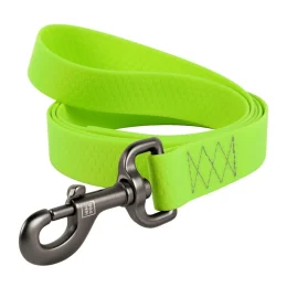 Повідець Waudog Waterproof для собак, водостійкий, 20 мм, 183 см, салатовий