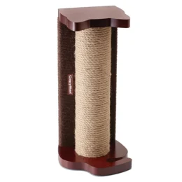 Кігтеточка CattyMan Scratching Rolling Post стовпчик з каркасом, для котів, коричнево-бежевий