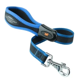 Повідець Ferplast Ergocomfort GM25 / 55 Blue для собак з ергономічною ручкою на підкладці, 25 мм, 5 см
