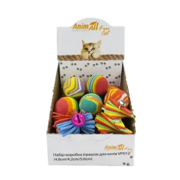 Набір іграшок AnimAll Fun Cat для котів, VP012, 18 шт