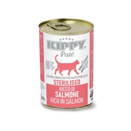 Консерви Kippy Pate Salmon Sterilised для стерилізованих котів, паштет з лососем, 400 г