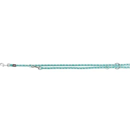 Повідець-перестібка Trixie Cavo Reflect Adjustable Lead для собак, світловідбиваючий, розмір S-M, 2 м/12 мм, океан