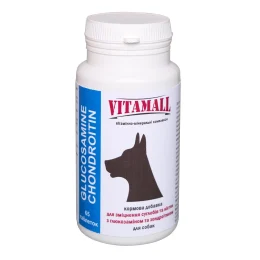 Кормова добавка VitamAll для зміцнення суглобів і кісток, для собак, 65 таблеток