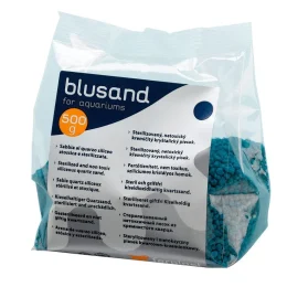 Кварцовий пісок Ferplast Blusand Blue для акваріума синій, 500 г
