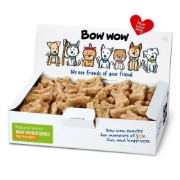 Ласощі "Bow wow" для собак, натуральні міні-кісточки з птиці і юки, 900 г, 1 уп