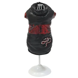 Куртка утеплена Croci Jared для собак, зима, чорний, XL, 35 см