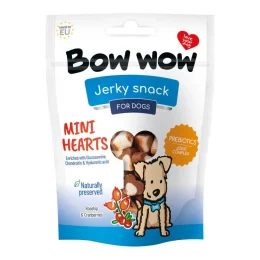 Ласощі для собак Bow wow, міні-сердечка, 80 г