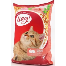Сухий корм Мяу з кроликом для котів, 11 кг