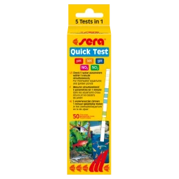 Sera Quick Test вимір одночасно 5 параметрів води (50 шт)