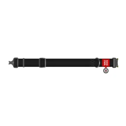 Нашийник водостійкий WAUDOG Waterproof для собак, світиться, метал, XXL, 40 мм/43-70 см, чорний