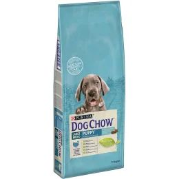 Сухий корм Purina Dog Chow Puppy Large Breed для цуценят великих порід, з індичкою, 14 кг