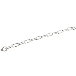 Нашийник Sprenger Extra Long Link для собак, з широким ланкою, нержавіюча сталь, 4 мм, 80 см