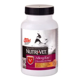 Жувальні таблетки при алергії Nutri-Vet Allerg-Eze для собак, 60 табл