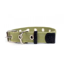 Нашийник Collar Брезент, х / б, тасьма зі світловідбиваючої ниткою, ширина 25 мм, довжина 53 см