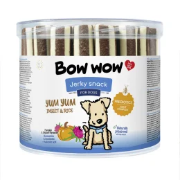 Ласощі для собак Bow wow, палички з рисом та білком комах, 35 шт
