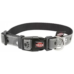 Нашийник Trixie Silver Reflect XS-S світловідбиваючий, 22-35 см х 15 мм, чорно-сірий