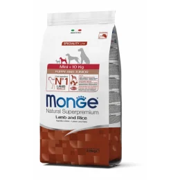 Сухий корм MONGE DOG Mini Puppy & Junior ягня з рисом, 800 г