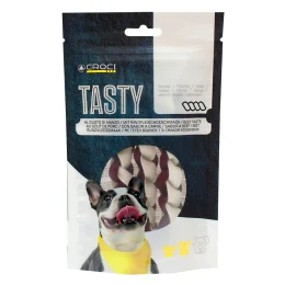 Ласощі косичка Croci Tasty для собак, з яловичиною, 80 г, 8 пач. / Уп, ціна за пачку