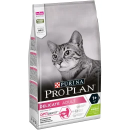 Сухий корм Purina Pro Plan Cat Delicate Lamb для котів з чутливим травленням, з ягням, 3 кг