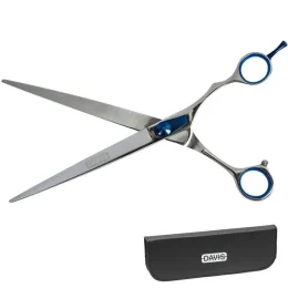 Ножиці Davis Extreme Edge Blue Straight прямі, для стрижки собак, 8,5 ", 21,6 см