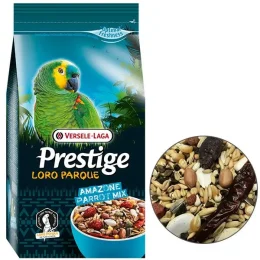 Корм Versele-Laga Prestige Loro Parque Amazone Parrot Mix зернова суміш для великих і середніх папуг, 1 кг