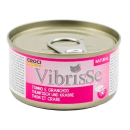 Консерва Croci Vibrisse для котів, тунець, краб, 70 г