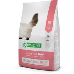 Сухий корм Natures Protection Long Hair для довгошерстих котів, 7 кг