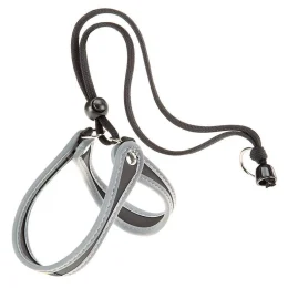 Ferplast Agila 1 Harness Black ергономічна шлейки для собак з еластичним шнуром, 26x38 см