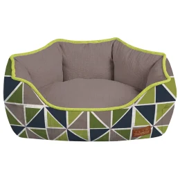 Диван Croci Cozy Ray для собак, овальний, різнокольоровий, 85×66×23 см
