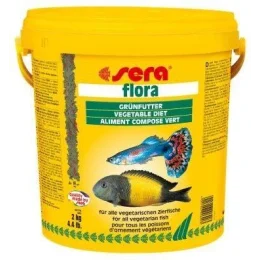 Sera Flora корм рослинний з спіруліна (пластівці), 10000 мл