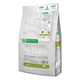 Сухий корм Natures Protection SC White Dogs Junior Small&amp;Mini для собак, з білою рибою, 1.5 кг + 50 г ласощів