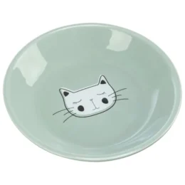 Миска Trixie Ceramic Bowl для котів, пласка, керамічна, діаметр 14 см, 200 мл