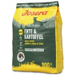 Сухий корм Josera Adult Grainfree Ente &amp; Kartoffel беззерновой для дорослих собак, з м'ясом качки, 900 г