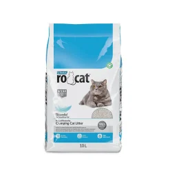 Бентонітовий наповнювач RoCat Unscented для котячого туалету, без аромату, 10 л (8.5 кг)