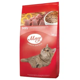 Сухий корм Мяу для котів, з печінкою, 400 г