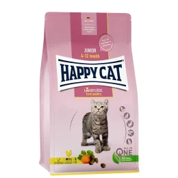 Сухий корм Happy Cat Junior Land Geflügel для молодих котів з 4 місяців до 1 року, зі смаком птиці, 1.3 кг