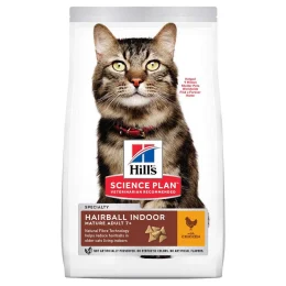 Сухий корм Hill's Science  Plan Mature Adult 7+ Hairball & Indoor для котів від 7 років, з куркою, 1.5 кг