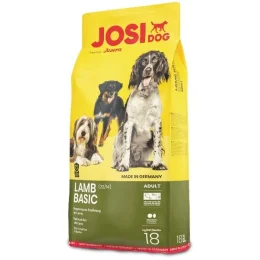 Сухий корм Josera JosiDog Lamb Basic збалансована дієта для активних дорослих собак, з ягням, 18 кг