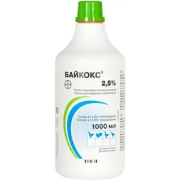 Препарат проти кокцидіозу Bayer Baycox Байкокс, кокцидіостатик, 2.5%, 1 л