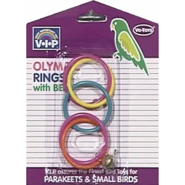 Іграшка Vo-Toys Olympic Rings для папуг, з дзвіночком