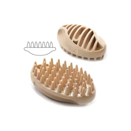 Силіконова щітка DoggyMan Rubber Brush для собак і котів з короткою шерстю, 6.5×10.5×3.5см