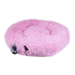 Лежак-гніздо Animall Wendy для собак і котів, розмір L, 63×63×15 см, рожевий