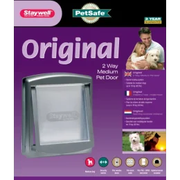 Дверцята PetSafe Staywell Original для котів і собак середніх порід до 18 кг, білі, 352х294 мм