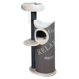 Ігровий комплекс Trixie Juana з будиночком-вежа, для котів, 46х57х134 см, сірий