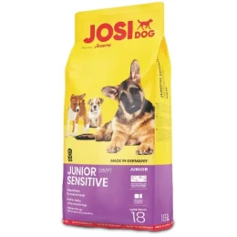 Сухий корм Josera JosiDog Junior Sensitive для цуценят c 8-го тижня життя з чутливих травленням, 18 кг