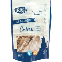 Ласощі Trixie Be Nordic Cubes шматочки з лососем, для котів, 50 г