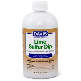Засіб Davis Lime Sulfur Dip антимікробну і антипаразитарні, для собак і котів, концентрат, 473 мл